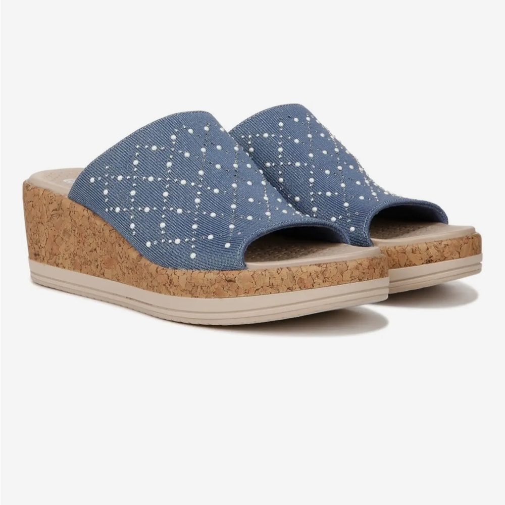 Bzees royal wedge sandals 9.5 W